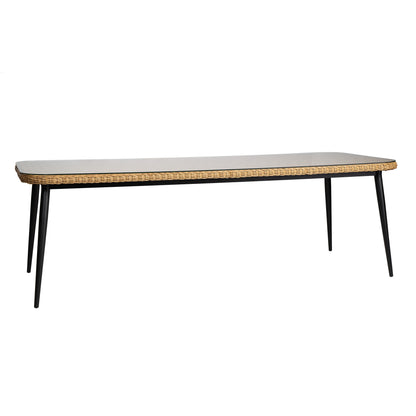 Lloyd Flanders Galloway 95" Rectangular Dining Table, lifestyle photo 1