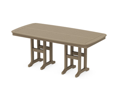POLYWOOD Nautical 37" x 72" Dining Table in Vintage Sahara