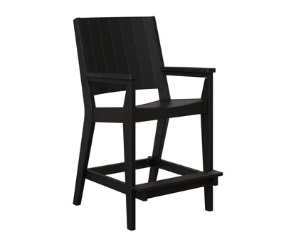 Berlin Gardens Mayhew Chat Bar Chair in Black