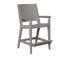 Berlin Gardens Mayhew Chat Bar Chair in Light Gray