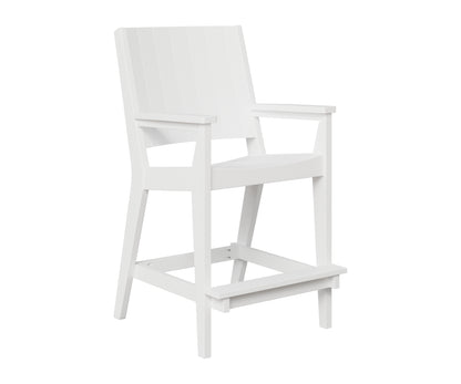 Berlin Gardens Mayhew Chat Bar Chair in White