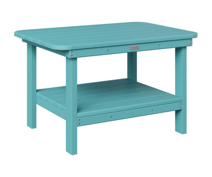 Berlin Gardens Rectangle Coffee Table in Aruba Blue