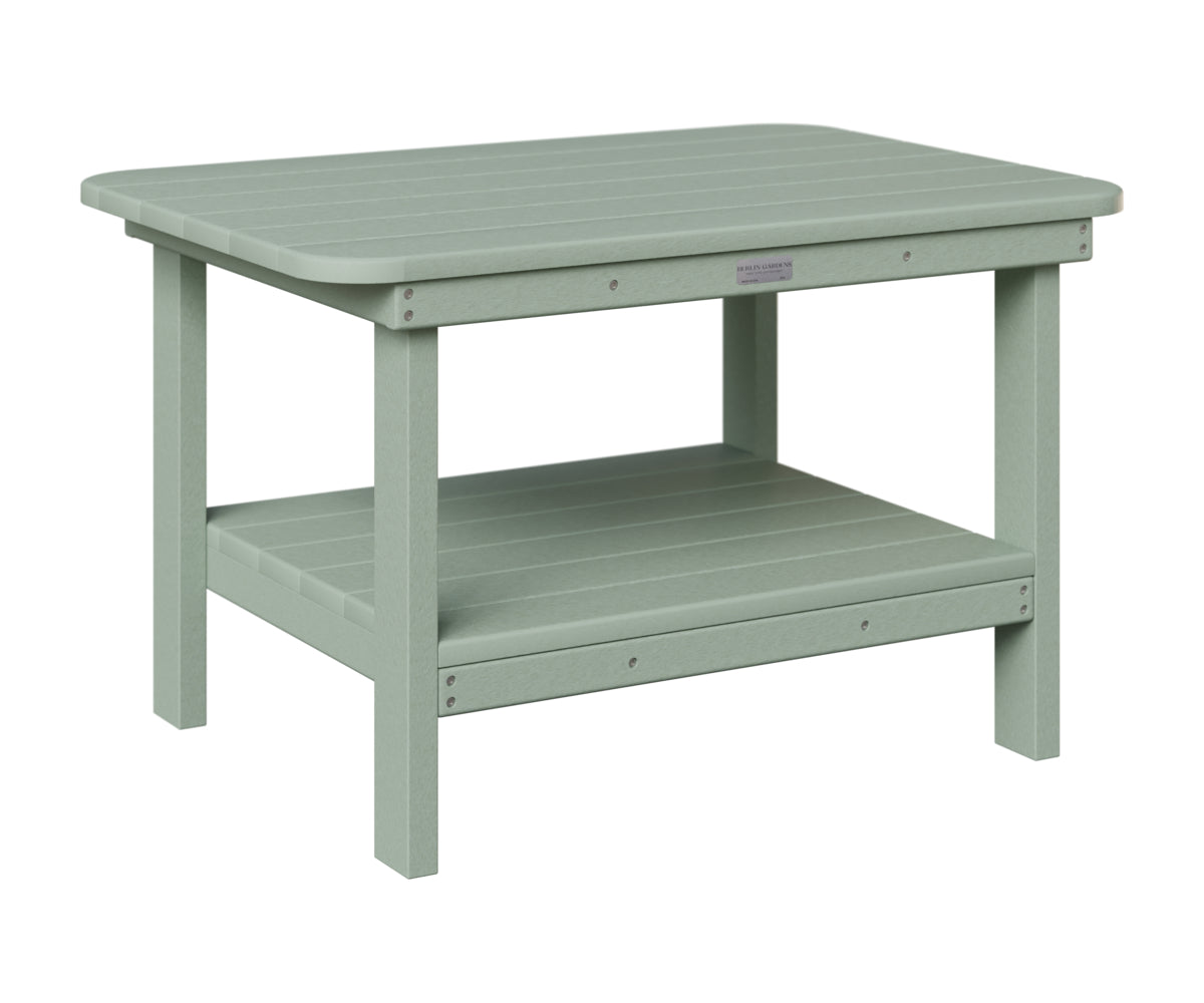 Berlin Gardens Rectangle Coffee Table in Sea Foam