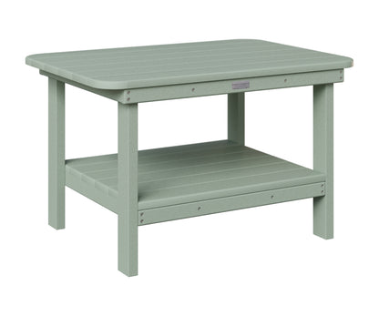 Berlin Gardens Rectangle Coffee Table in Sea Foam