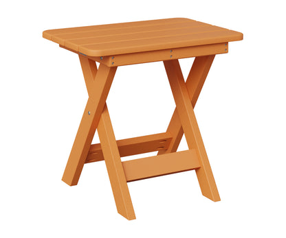 Berlin Gardens Folding End Table in Mango Orange