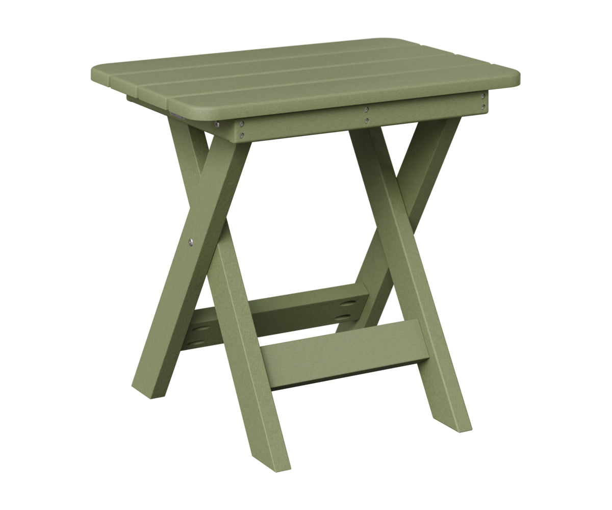 Berlin Gardens Folding End Table in Sage