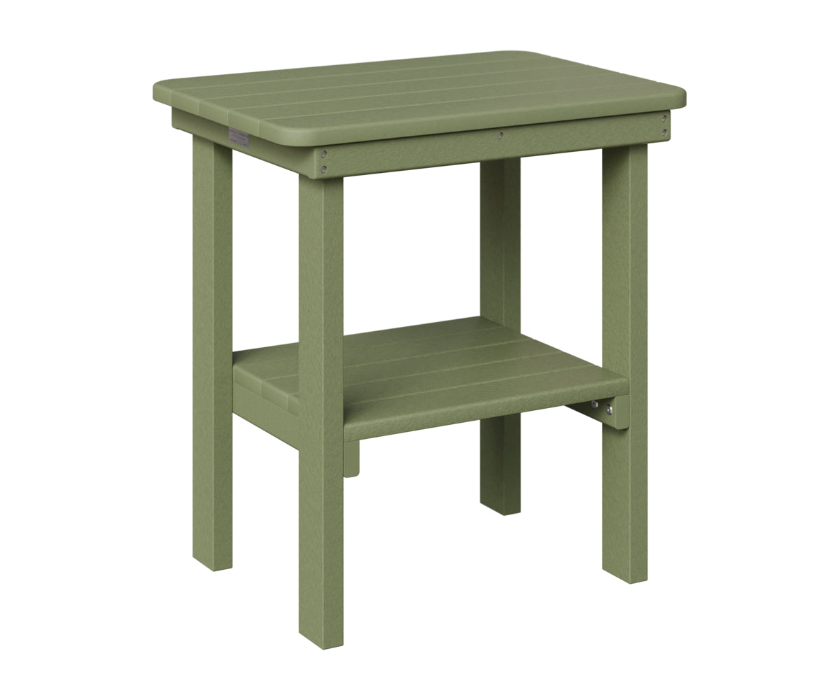 Berlin Gardens Rectangle End Table Dining Height in Sage
