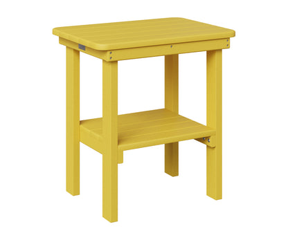 Berlin Gardens Rectangle End Table Dining Height in Sunburst Yellow