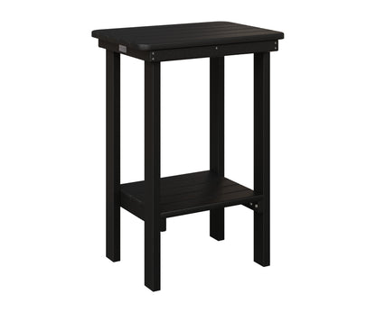 Berlin Gardens Rectangle End Table Counter Height in Black