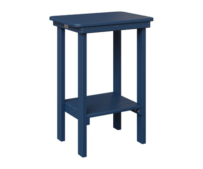 Berlin Gardens Rectangle End Table Counter Height in Navy Blue