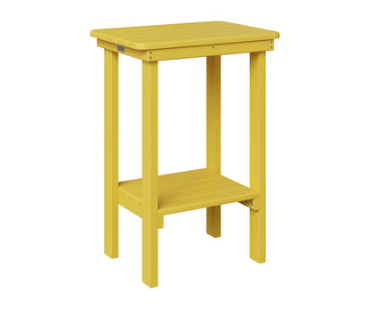 Berlin Gardens Rectangle End Table Counter Height in Sunburst Yellow