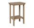 Berlin Gardens Rectangle End Table Counter Height in Weatherwood