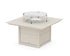 POLYWOOD Square 42" Fire Pit Table in Sand