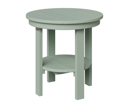 Berlin Gardens Round End Table Dining Height in Sea Foam