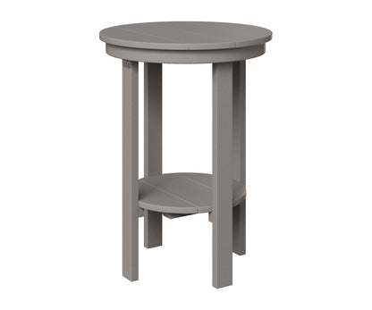Berlin Gardens Round End Table Counter Height in Light Gray