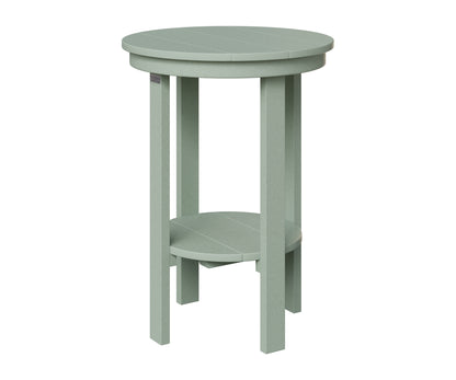 Berlin Gardens Round End Table Counter Height in Sea Foam