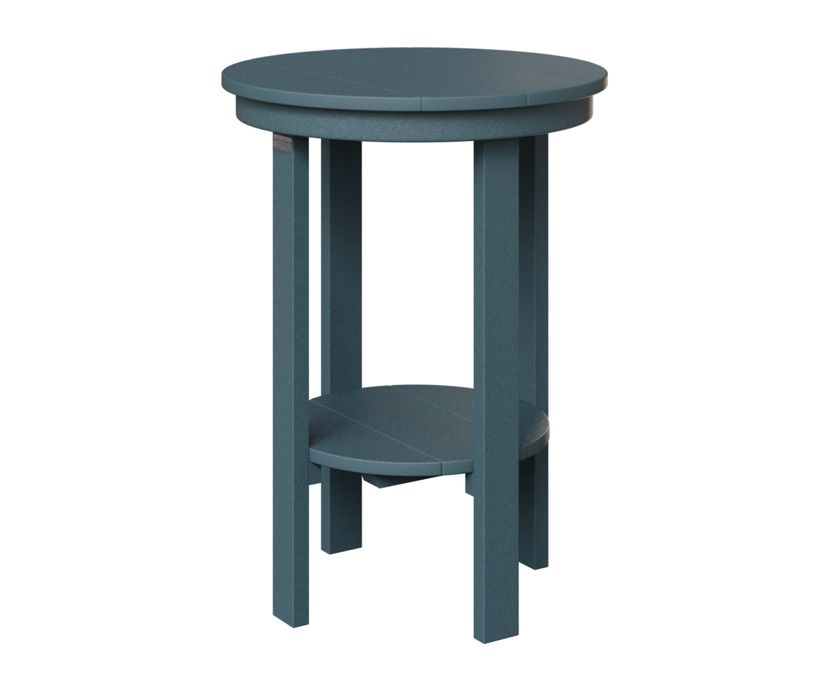 Berlin Gardens Round End Table Counter Height in Slate