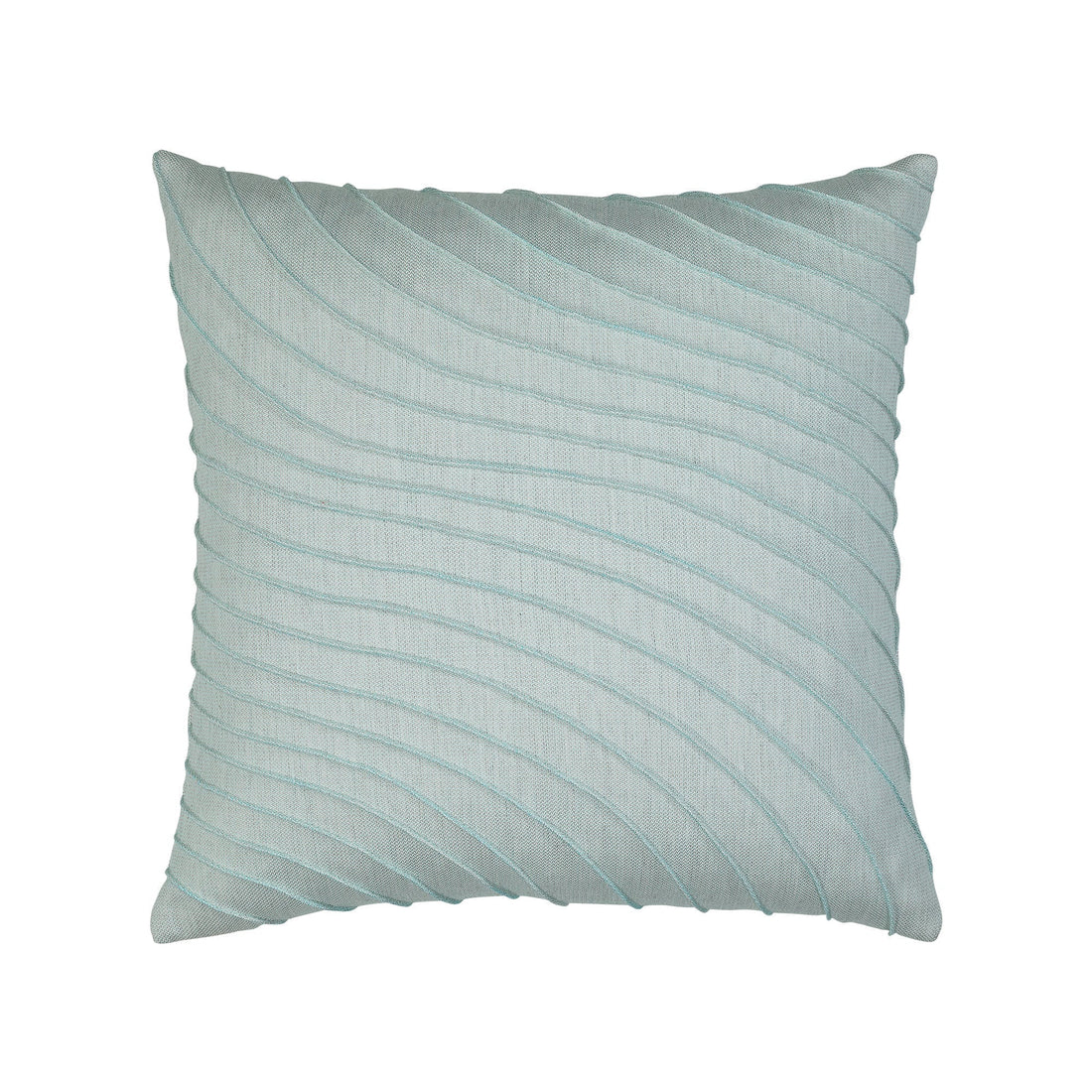 Elaine Smith Tidal Glacier outdoor pillow, blue and white - view 2