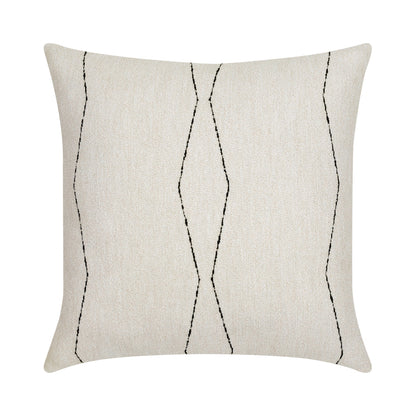 Elaine Smith Oblique Ebony outdoor pillow, black - view 3