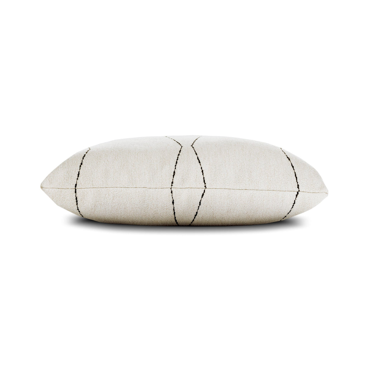 Elaine Smith Oblique Ebony outdoor pillow, black - view 11