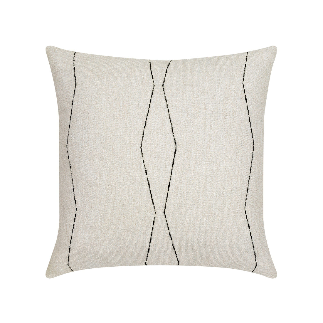 Elaine Smith Oblique Ebony outdoor pillow, black - view 2