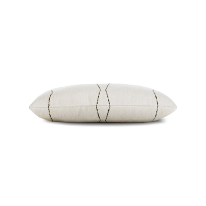 Elaine Smith Oblique Ebony outdoor pillow, black - view 9