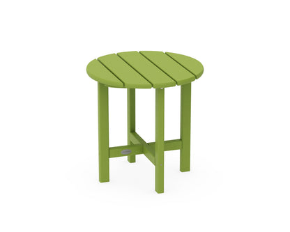 POLYWOOD Round 18" Side Table in Lime