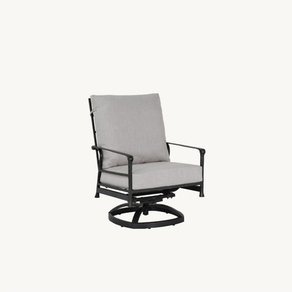 Castelle Marquis High Back Cushioned Lounge Swivel Rocker, view 6