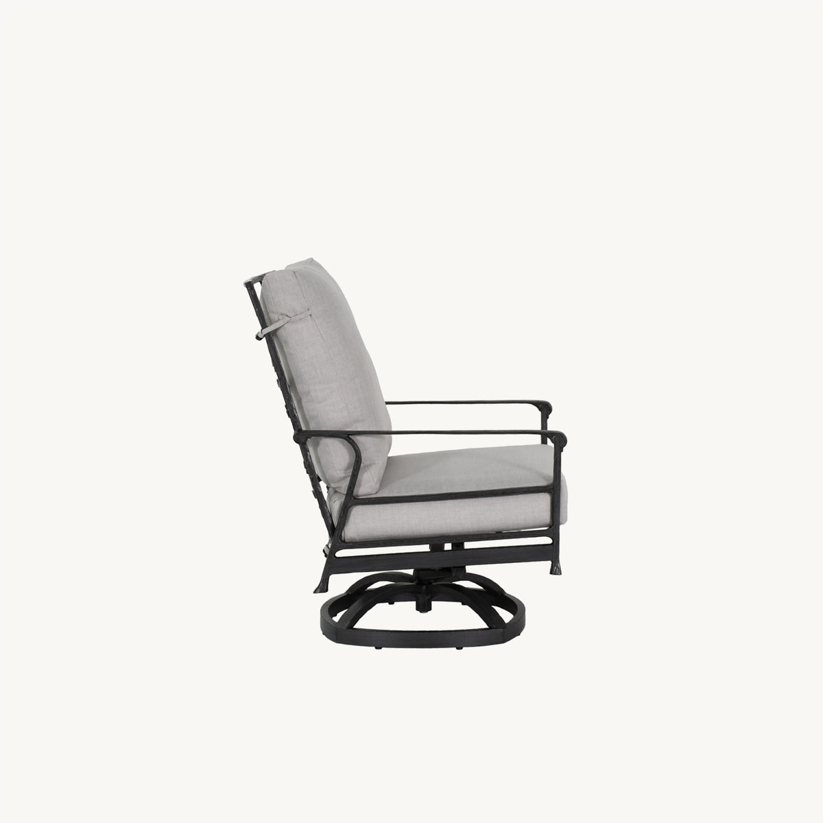 Castelle Marquis High Back Cushioned Lounge Swivel Rocker, view 5