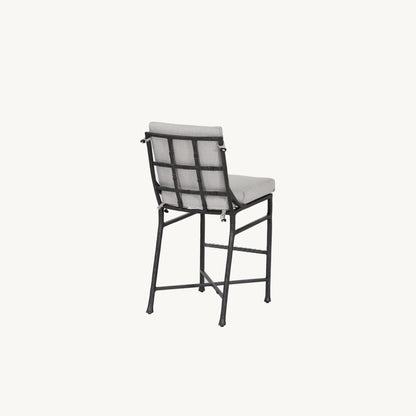 Castelle Marquis Cushioned Armless Bar Stool, view 4