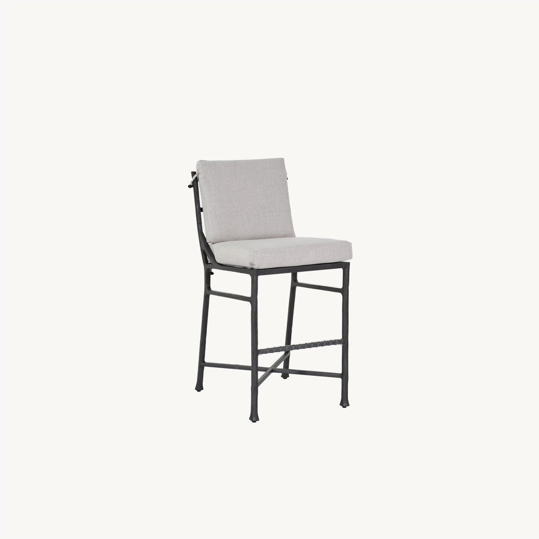 Castelle Marquis Cushioned Armless Bar Stool, view 2