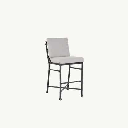 Castelle Marquis Cushioned Armless Bar Stool, view 6