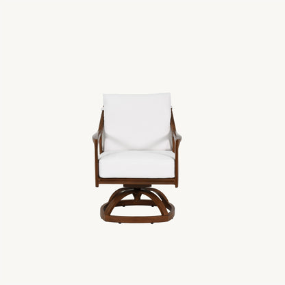 Castelle Berkeley Cushioned Dining Swivel Rocker