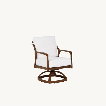 Castelle Berkeley Cushioned Dining Swivel Rocker, view 4
