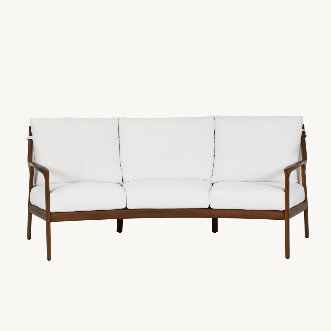 Castelle Berkeley Cushioned Crescent Sofa, view 2