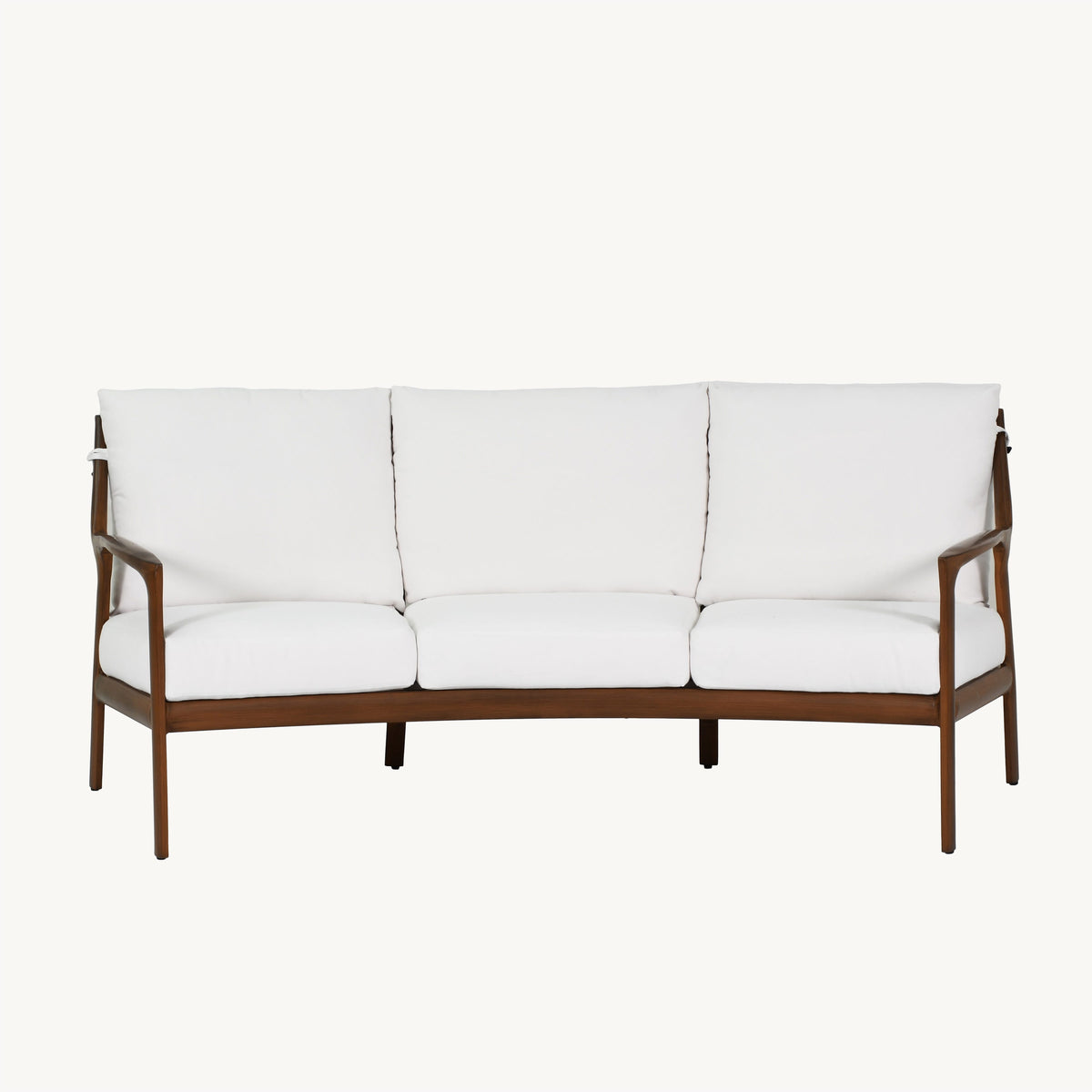 Castelle Berkeley Cushioned Crescent Sofa, view 2