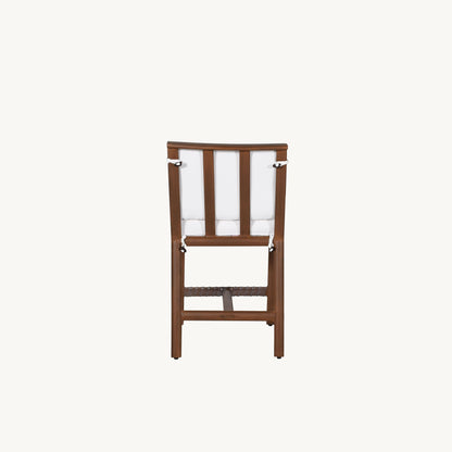 Castelle Berkeley Cushioned Armless Counter Stool, view 5