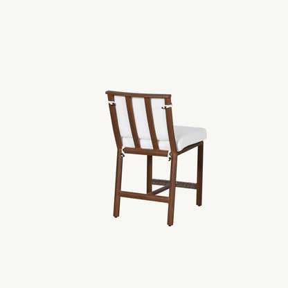 Castelle Berkeley Cushioned Armless Counter Stool, view 4