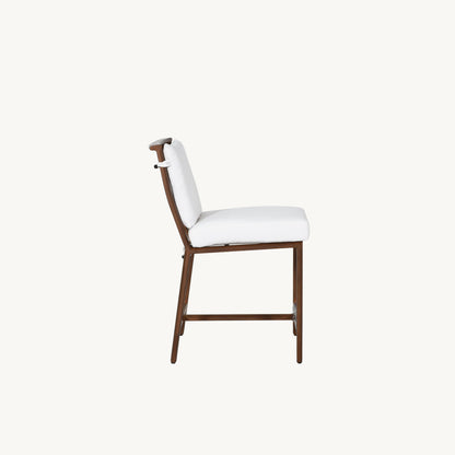 Castelle Berkeley Cushioned Armless Counter Stool, view 3