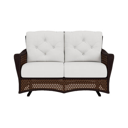 Lloyd Flanders Grand Traverse Loveseat Glider, lifestyle photo 2