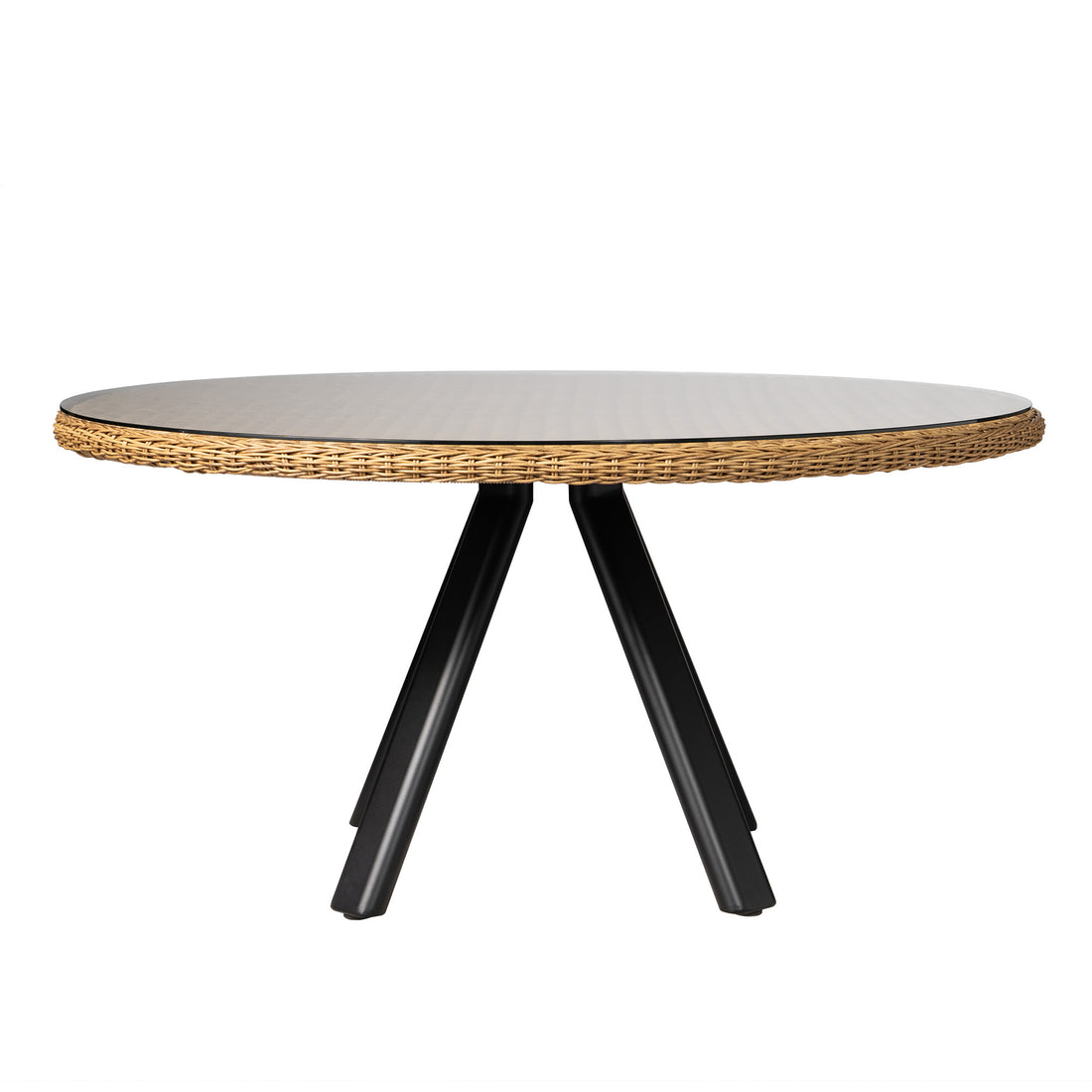 Lloyd Flanders Galloway 59" Round Dining Table, lifestyle photo 2
