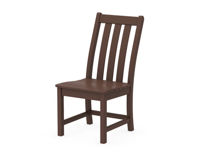 POLYWOOD Vineyard Dining Side Chair in Mahogany