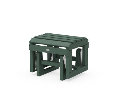 POLYWOOD Classic Adirondack Glider Ottoman in Green