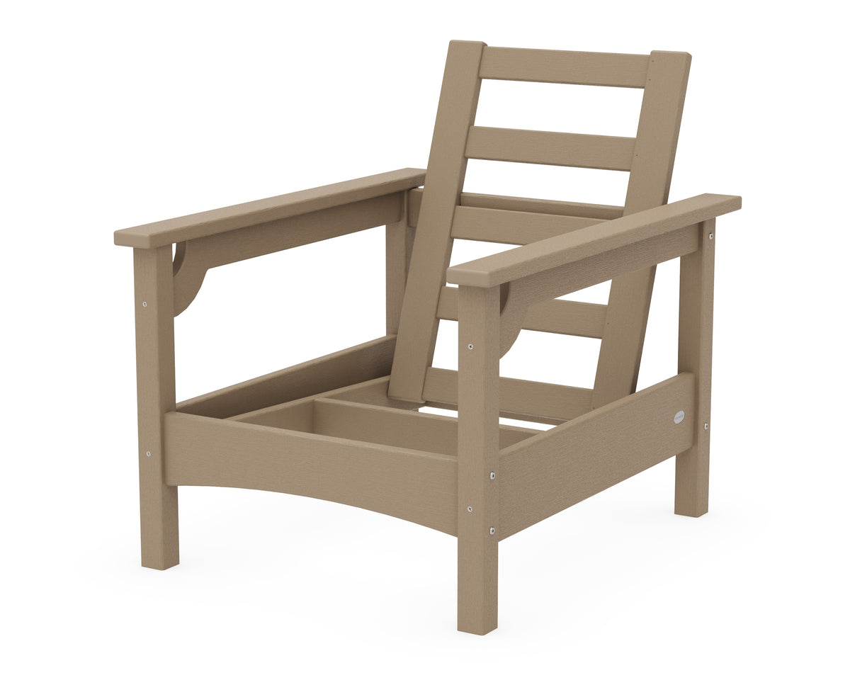 POLYWOOD Club Chair Frame in Vintage Sahara