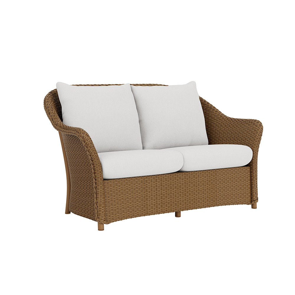 Lloyd Flanders Weekend Retreat Loveseat, lifestyle photo 1