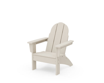 POLYWOOD Kids Vineyard Adirondack Chair in Sand
