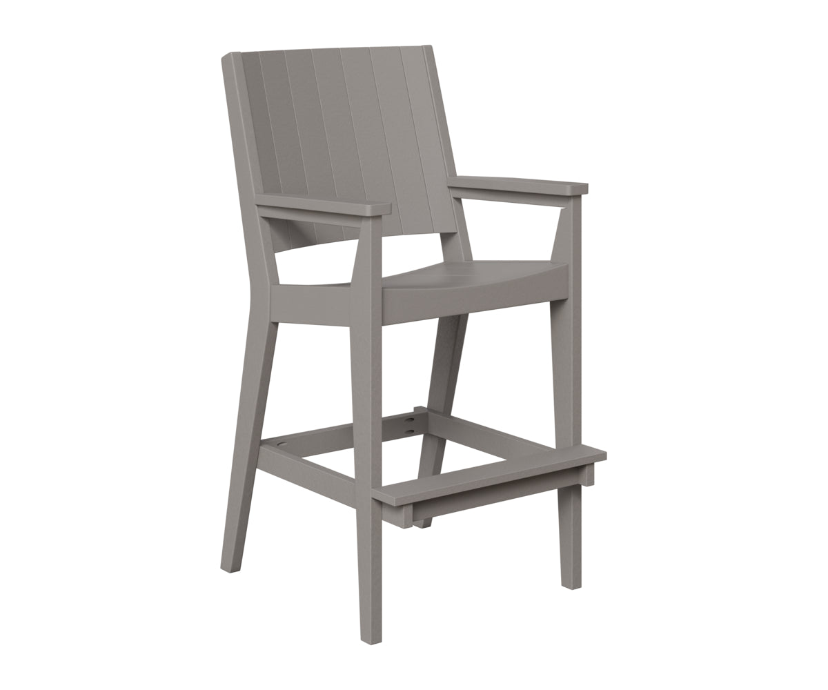 Berlin Gardens Mayhew Chat XT Chair in Light Gray
