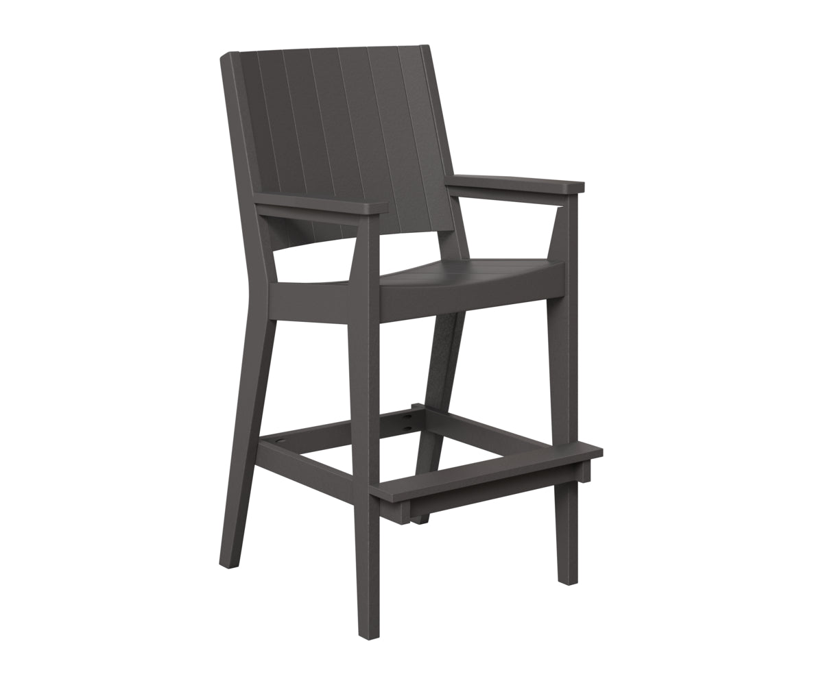 Berlin Gardens Mayhew Chat XT Chair in Smoke Gray