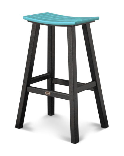 POLYWOOD Contempo 30" Saddle Bar Stool