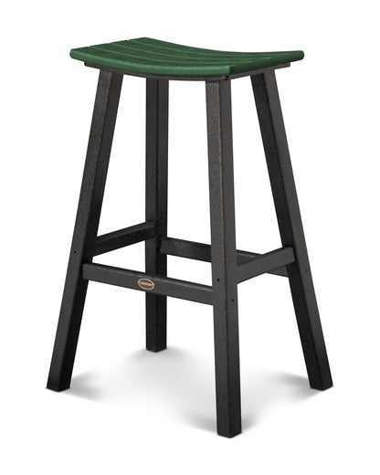 POLYWOOD Contempo 30" Saddle Bar Stool
